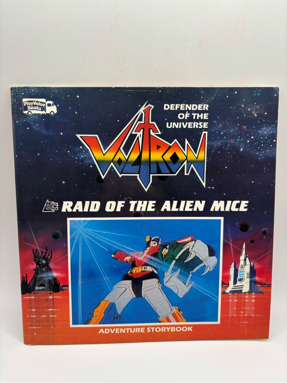 Vintage Voltron Raid of the Alien Mice Book Defender of the Universe